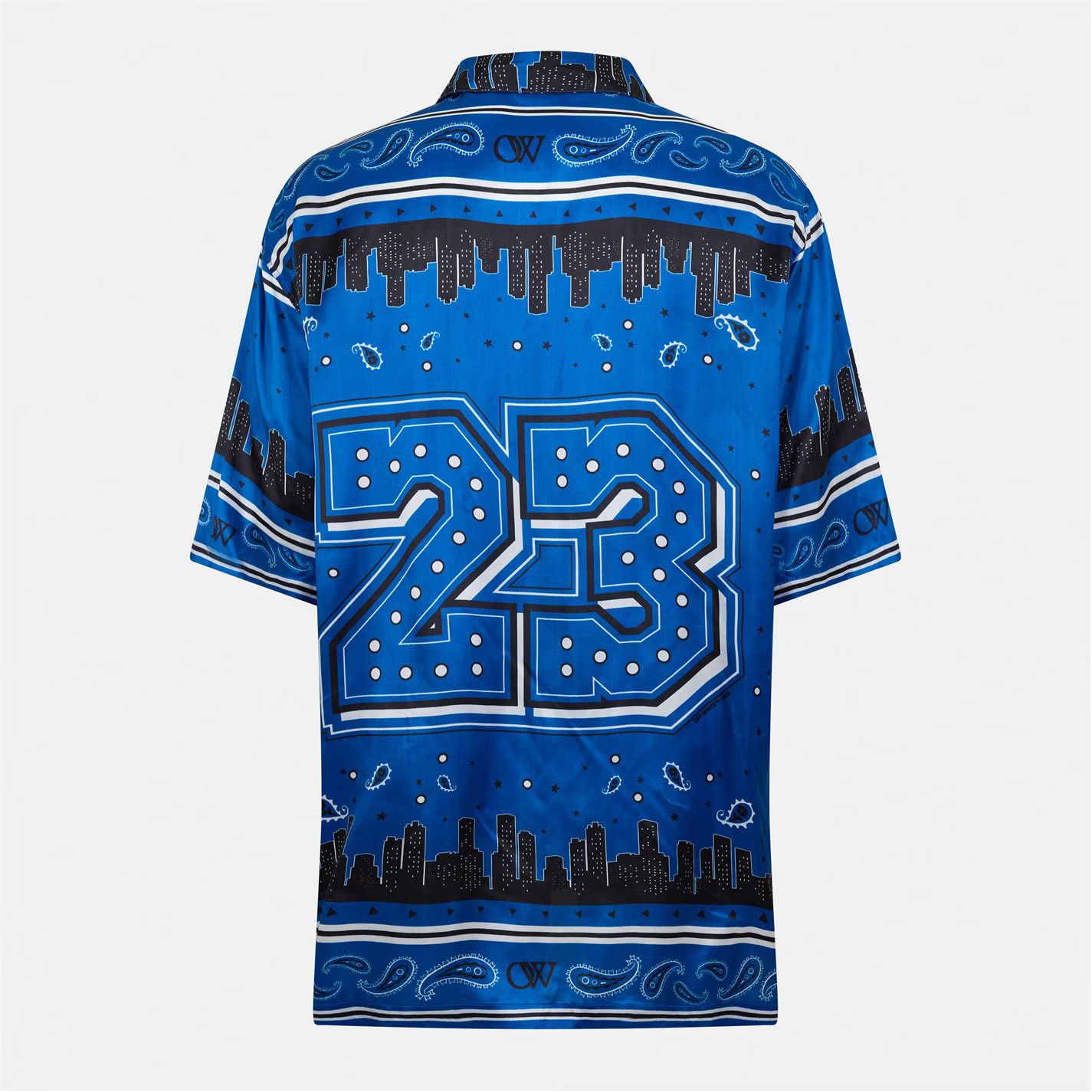 Off-White o1g2r1mq0326 Bandana Relaxed Fit Bowling Shirt in Multicolor Size US S / EU 44-46 / 1 - 2 Thumbnail