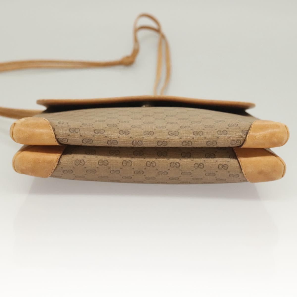 Gucci GUCCI Micro GG Supreme Shoulder Bag Pvc Beige Gold 007 92 Size ONE SIZE - 9 Thumbnail