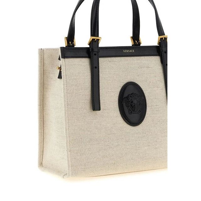 Versace VERSACE Black Medium Riviere Tote Bag New Size ONE SIZE - 3 Thumbnail