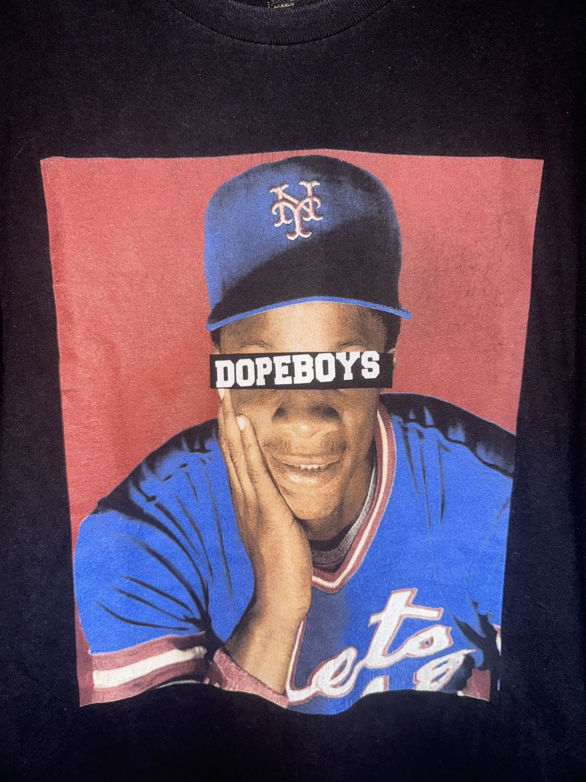 MLB × Vintage Vintage Darryl Strawberry NY Mets Tshirt Size US L / EU 52-54 / 3 - 2 Thumbnail