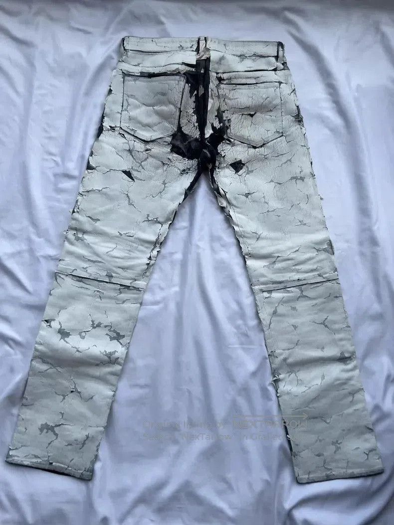 Givenchy givenchy crackled pants with zipper details. Size US 32 / EU 48 - 4 Thumbnail