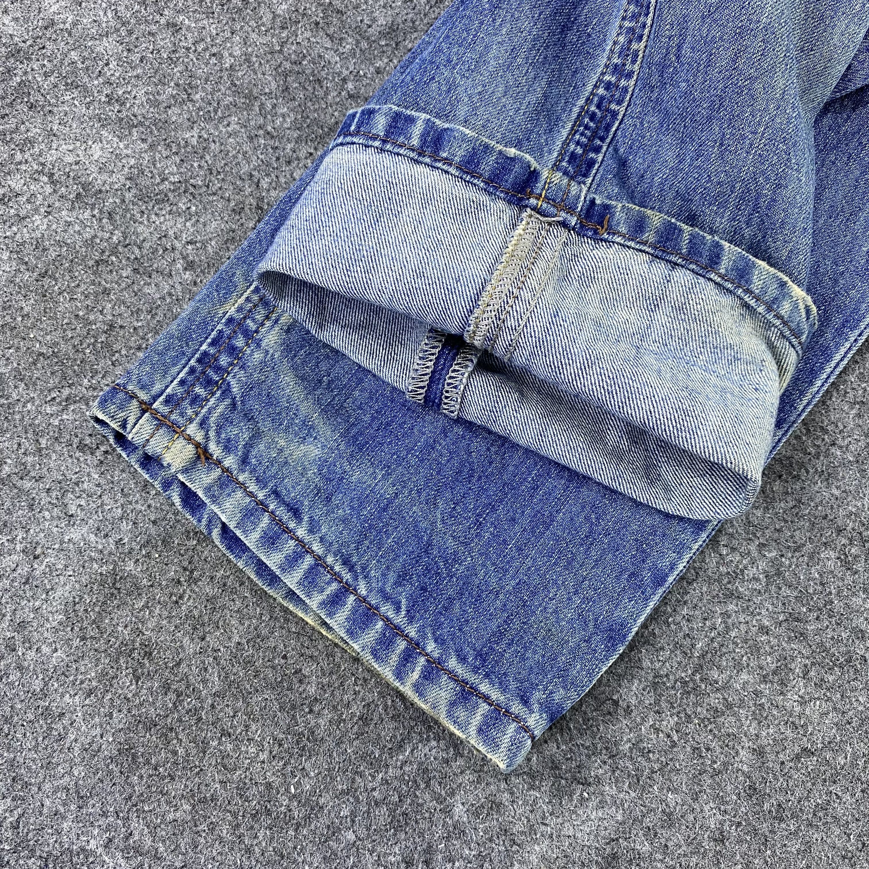 Diesel × If Six Was Nine Diesel Distressed Blue Wash Jeans-J1173 Size US 35 - 13 Thumbnail