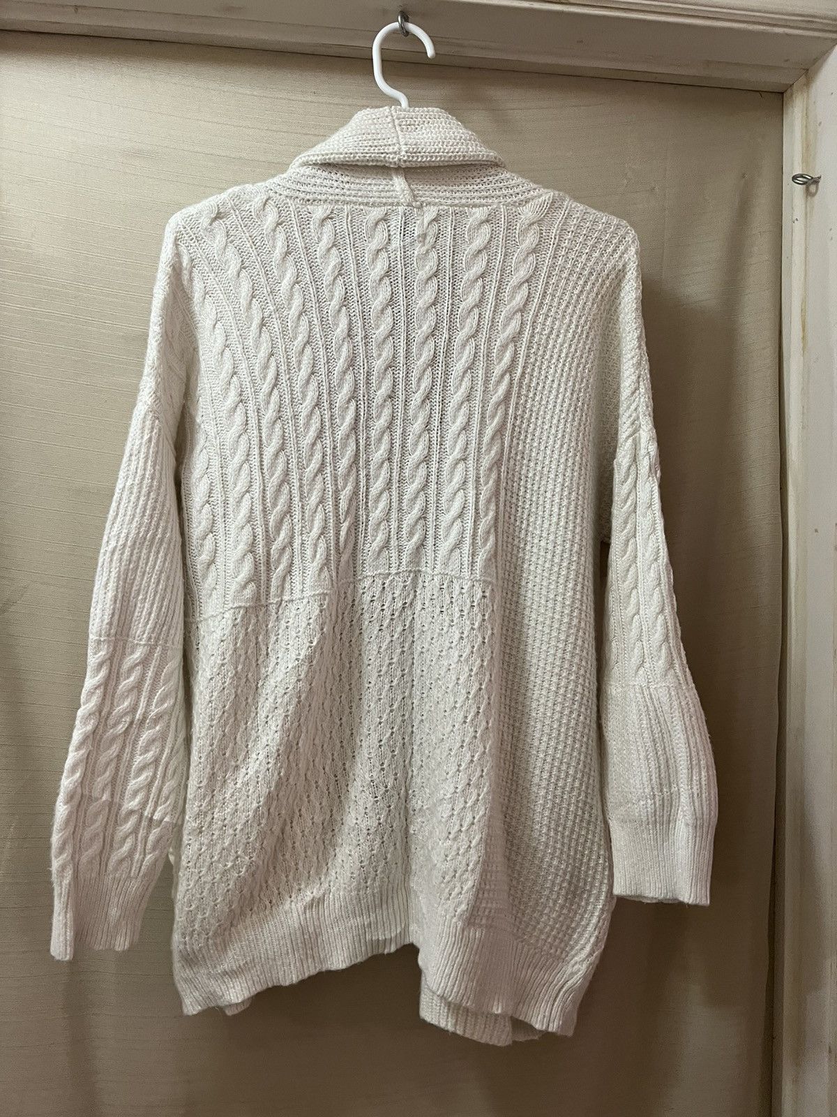Joie Joie cream knitted open front cardigan size medium Size M / US 6-8 / IT 42-44 - 6 Thumbnail