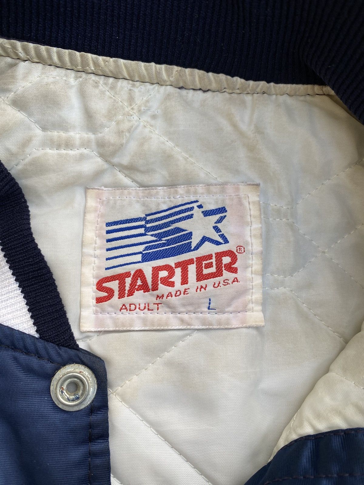 Vintage 80s Penn State starter satin jacket