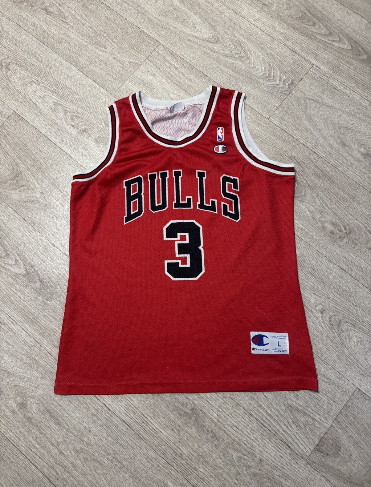 Champion 🔷Vintage Champion Chicago Bulls Chandler #3 NBA Jersey🔷 Size US L / EU 52-54 / 3 - 1 Thumbnail