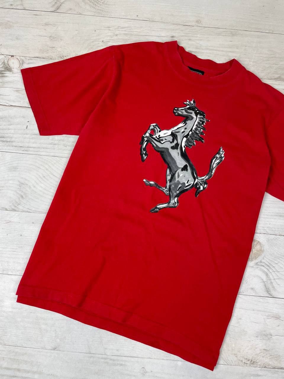 Ferrari Vintage Scuderia Ferrari F1 Silver Horse Graphic T-Shirt Size US M / EU 48-50 / 2 - 3 Thumbnail