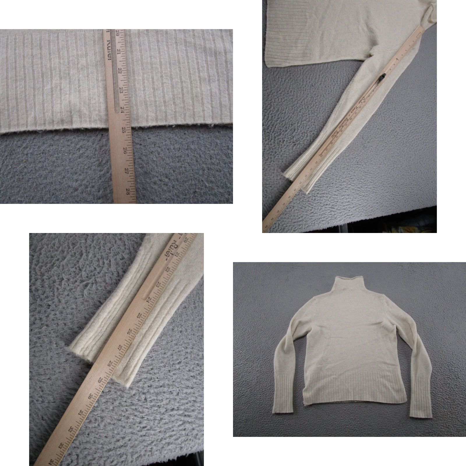 Madewell Madewell Women's Turtleneck Pullover Knit Lightweight Sweater M Alpaca Ivory Knit Pullover Lightweight Casual Fall Winter Spring Womens Size M / US 6-8 / IT 42-44 - 8 Thumbnail