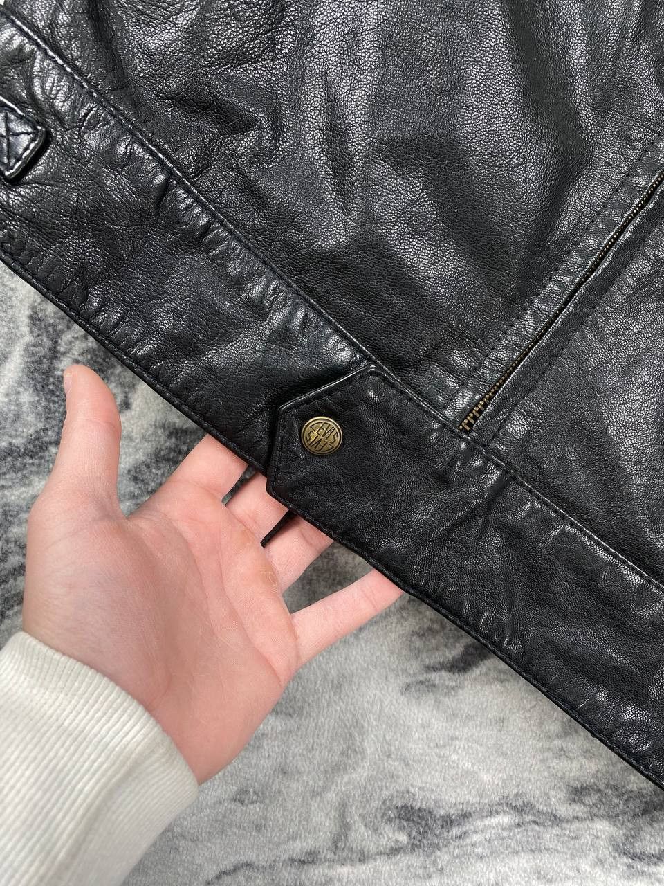 Levi's Vintage Levi's Leather Simple Jacket 00s Men Size S Black Size US S / EU 44-46 / 1 - 3 Thumbnail