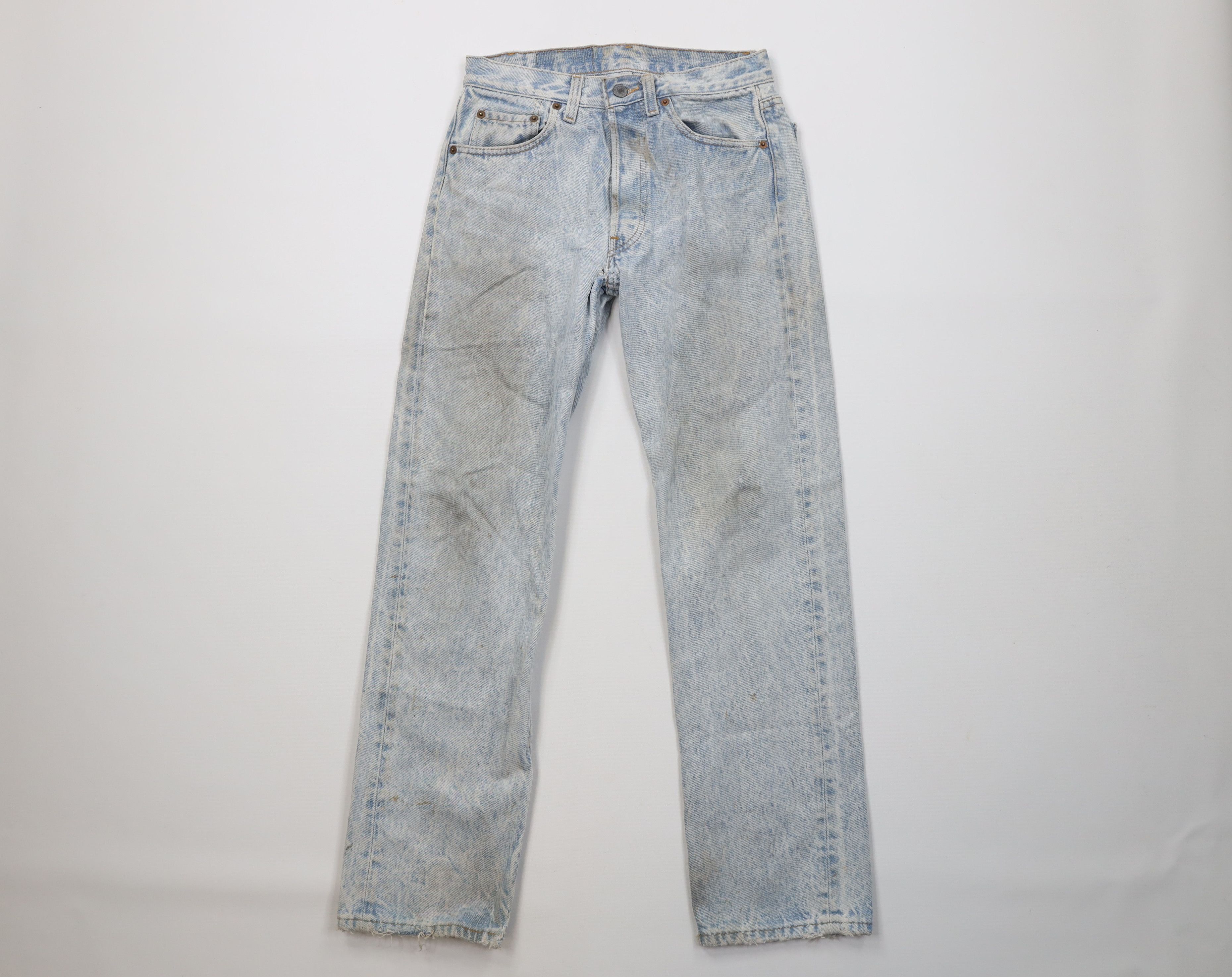 Levi's Vintage 80s Levis 501xx Wash Button Fly Original Jeans USA Size US 29 - 1 Thumbnail