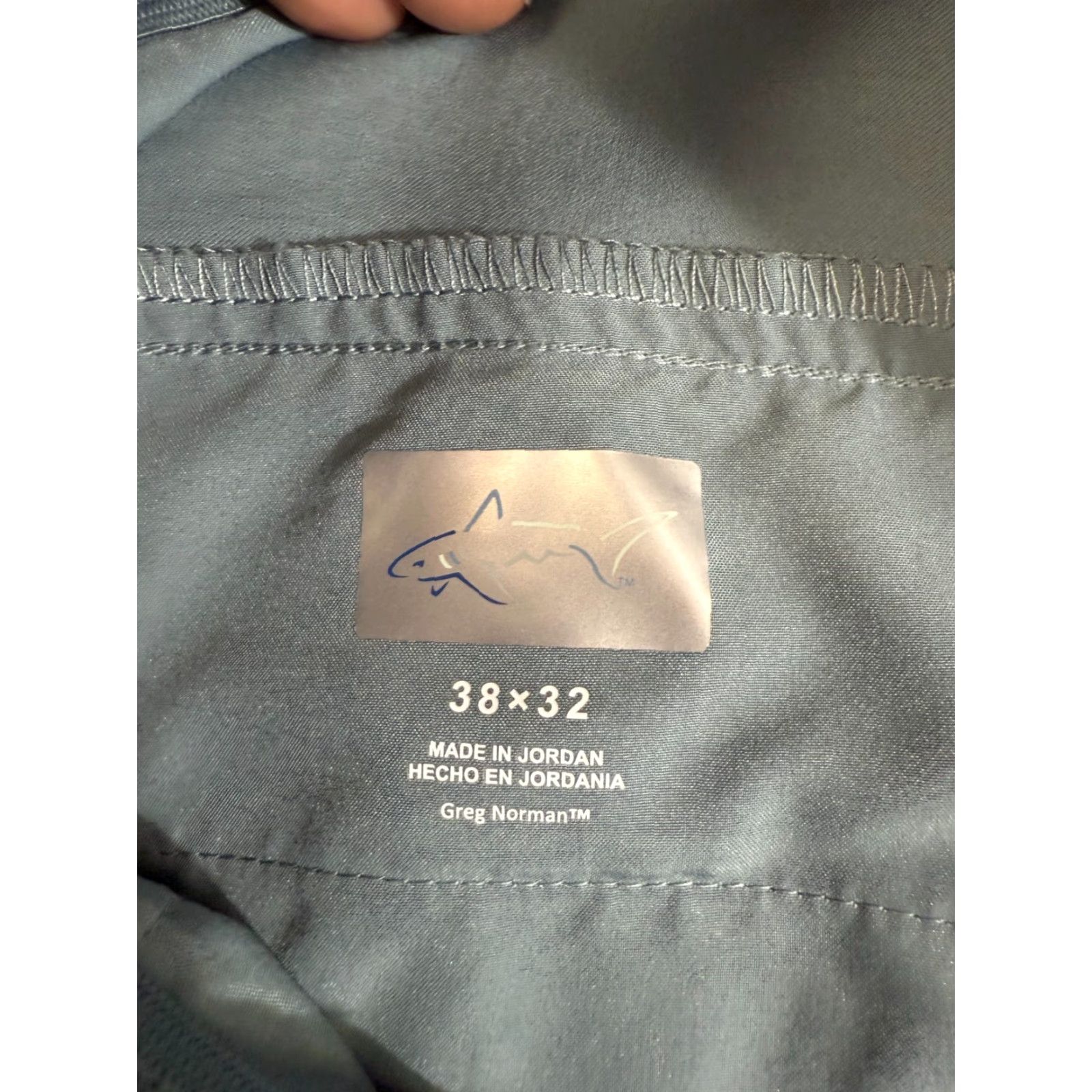 Vintage Greg Norman Golf Pants Mens 38x32 Green Stretch Performance Flat Front Chino Regular Mens Size US 38 / EU 54 - 7 Thumbnail