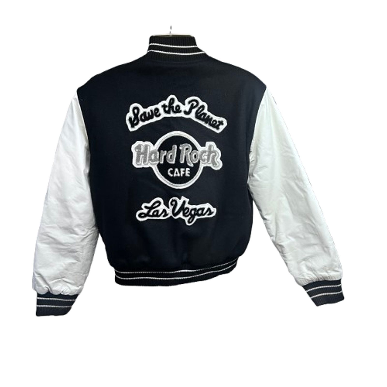 Hard Rock Cafe Hard Rock Cafe Las Vegas Bomber Letterman Jacket Mens Small Size US S / EU 44-46 / 1 - 1 Thumbnail