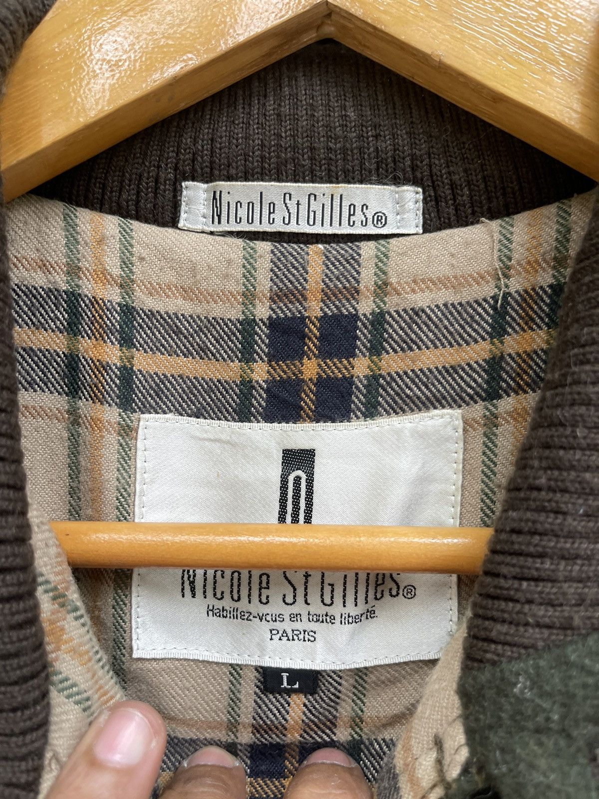 Nicole Club Vintage Nicole St Gilles Wool Jacket Size US L / EU 52-54 / 3 - 3 Thumbnail