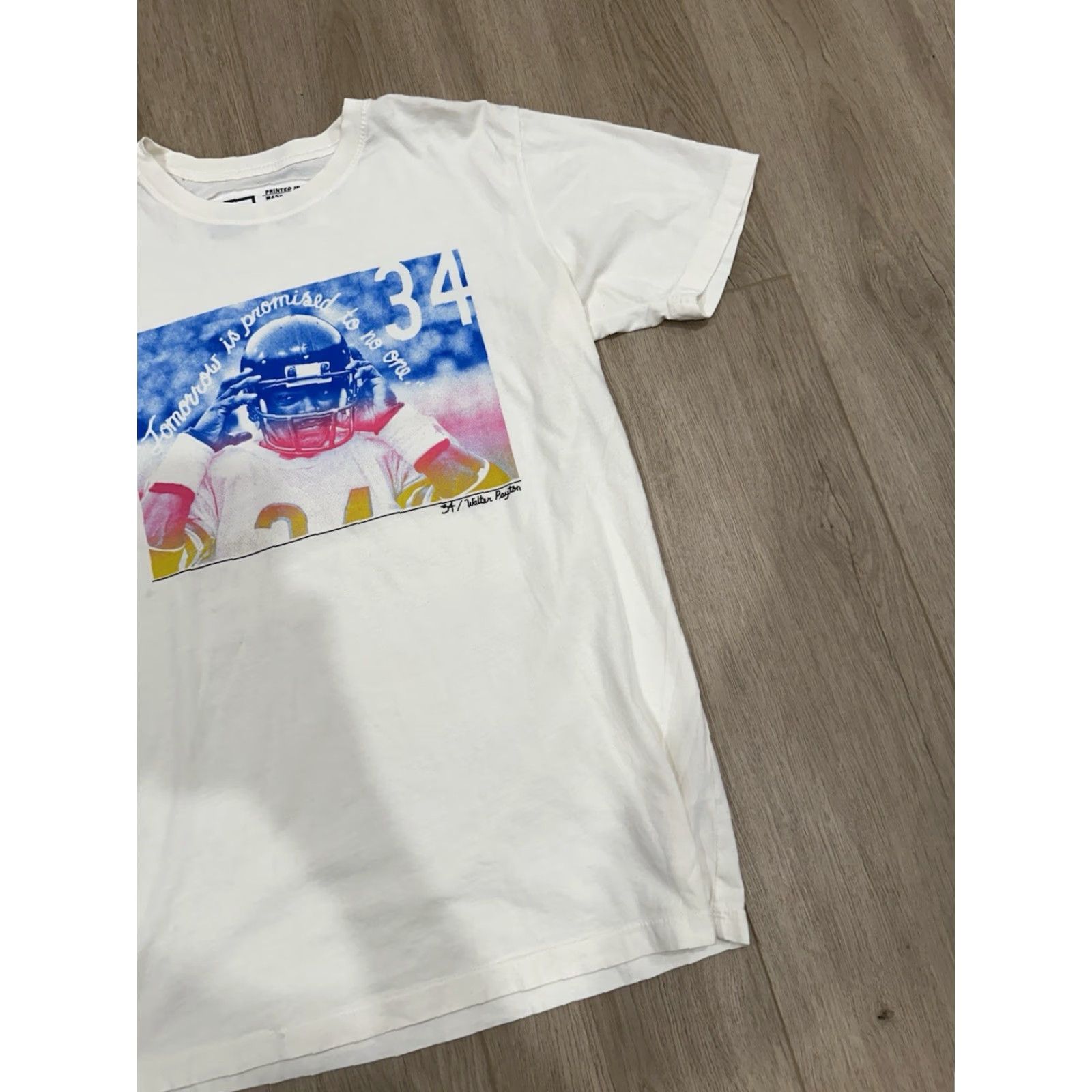 Roots Roots Of Fight Walter Payton Chicago Bears T-Shirt M White Mens Medium Size US M / EU 48-50 / 2 - 2 Thumbnail