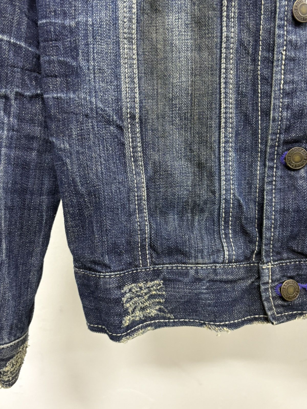 If Six Was Nine Ba-Tsu Studio Rock Star Skull Type III Denim Zip Up Jacket Size US XS / EU 42 / 0 - 14 Thumbnail