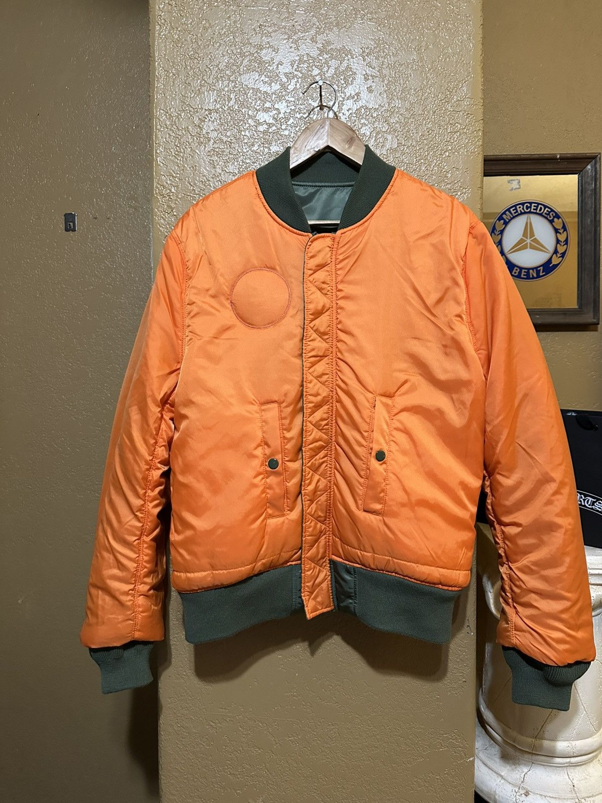 Alpha Industries RARE Alpha Industries Pierced Skull MA-1 Bomber Jacket GRAIL Size US L / EU 52-54 / 3 - 7 Thumbnail