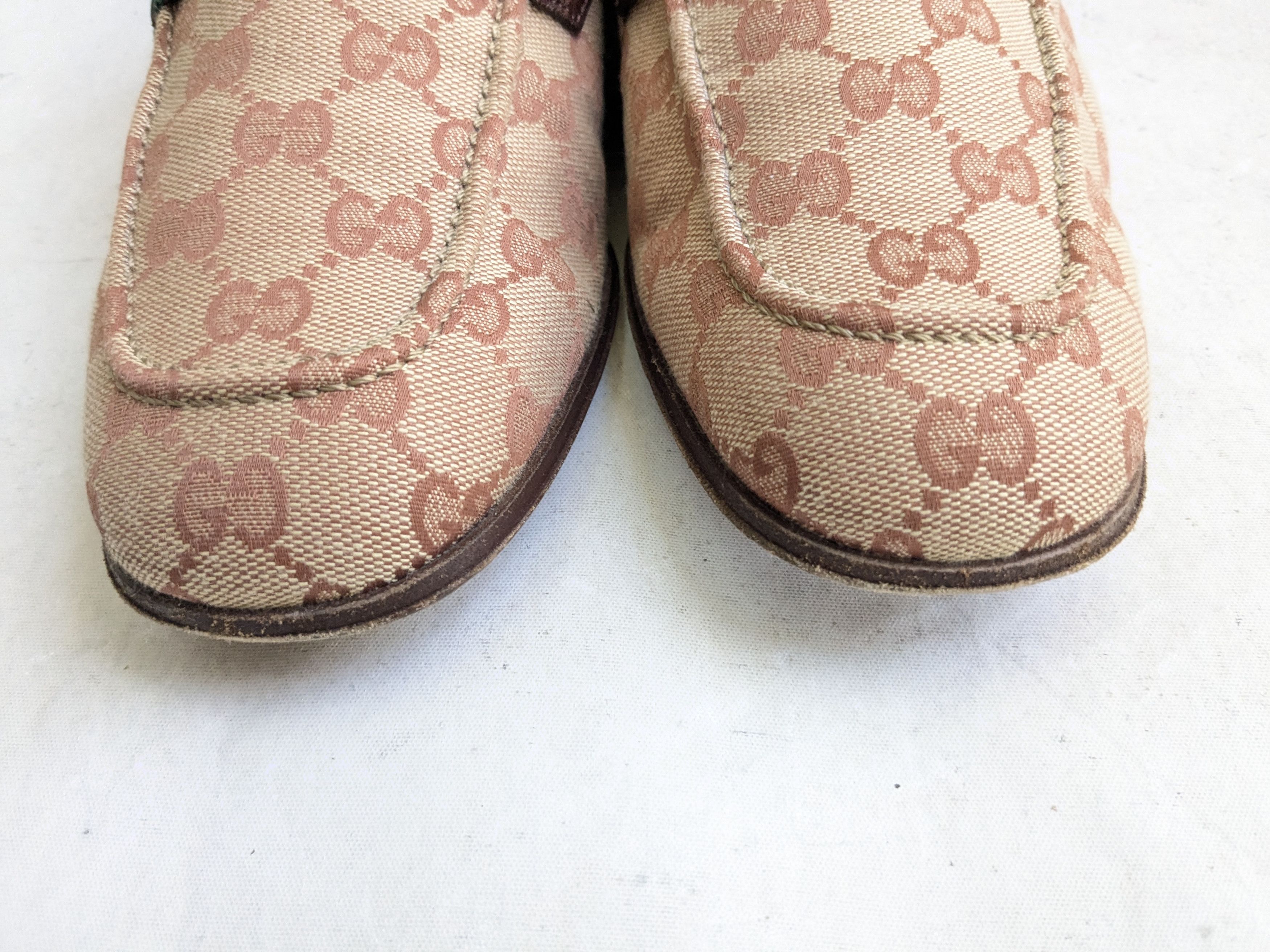Gucci Gucci Horsebit Loafers Brown 8.5 Snaffle Bit Monogram Size US 8.5 / EU 41-42 - 2 Thumbnail