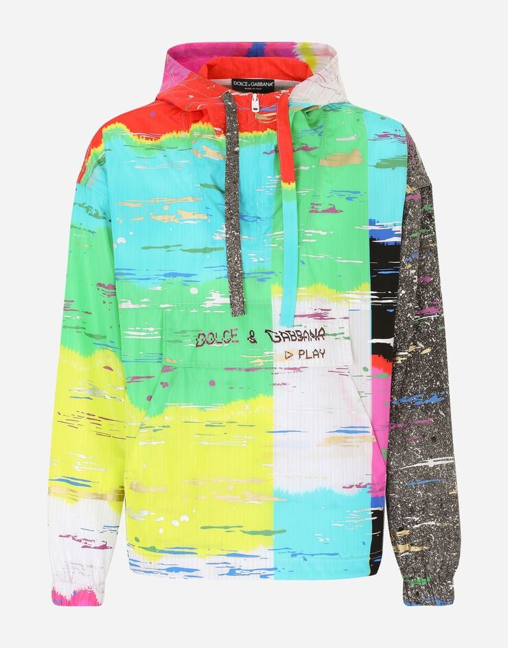 Dolce & Gabbana o1y0825 Hooded Jacket in Multicolor Size S / US 4 / IT 40 - 1 Thumbnail