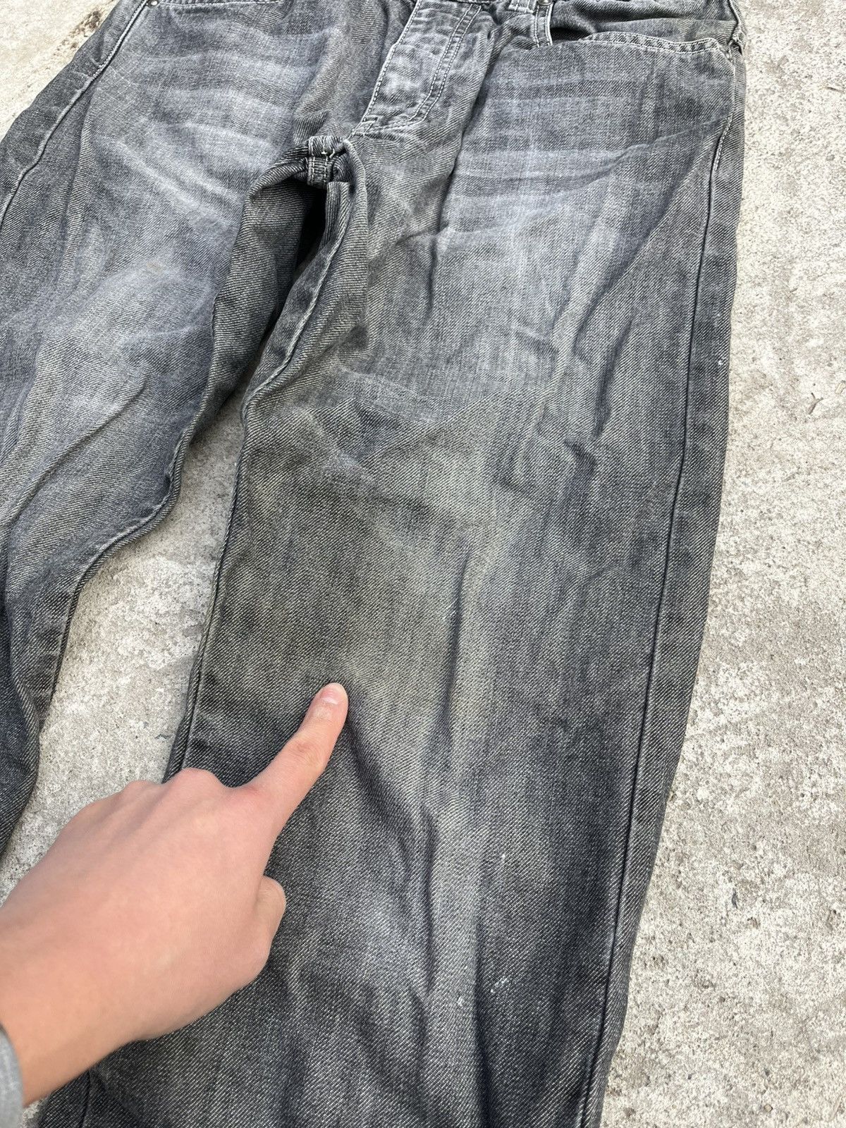G-Star × Japanese Brand × Le Grande Bleu (L.G.B.) Vintage Big Logo G-Star Faded Jeans Rick Owens Style Denim Size US 32 / EU 48 - 10 Thumbnail