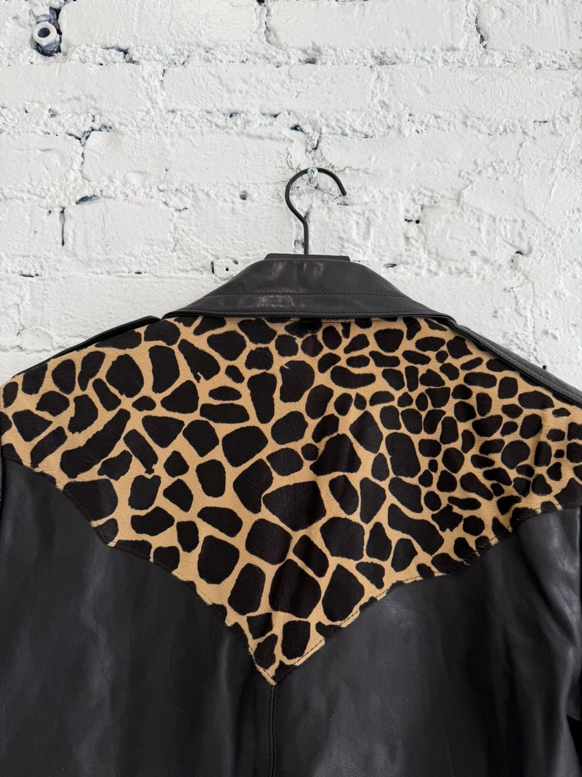 Saint Laurent Paris F/W 2014 SAINT LAURENT RUNWAY LEOPARD FUR LEATHER JACKET Size US M / EU 48-50 / 2 - 4 Thumbnail