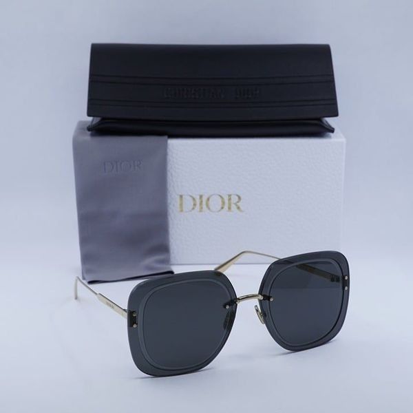 Dior New Dior ULTRADIOR SU B0A0 Sunglasses - Gold Frame, Smoke Size ONE SIZE - 1 Thumbnail