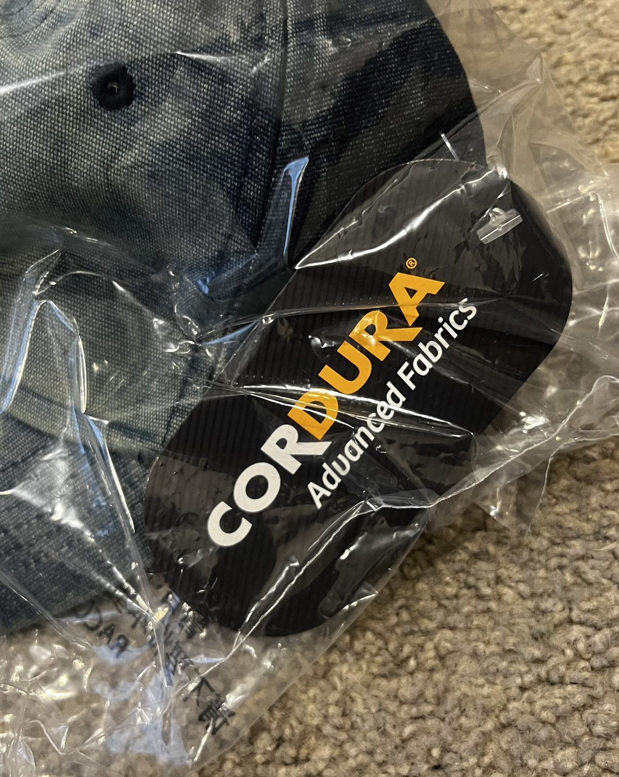 Supreme cordura denim s logo 6 panel