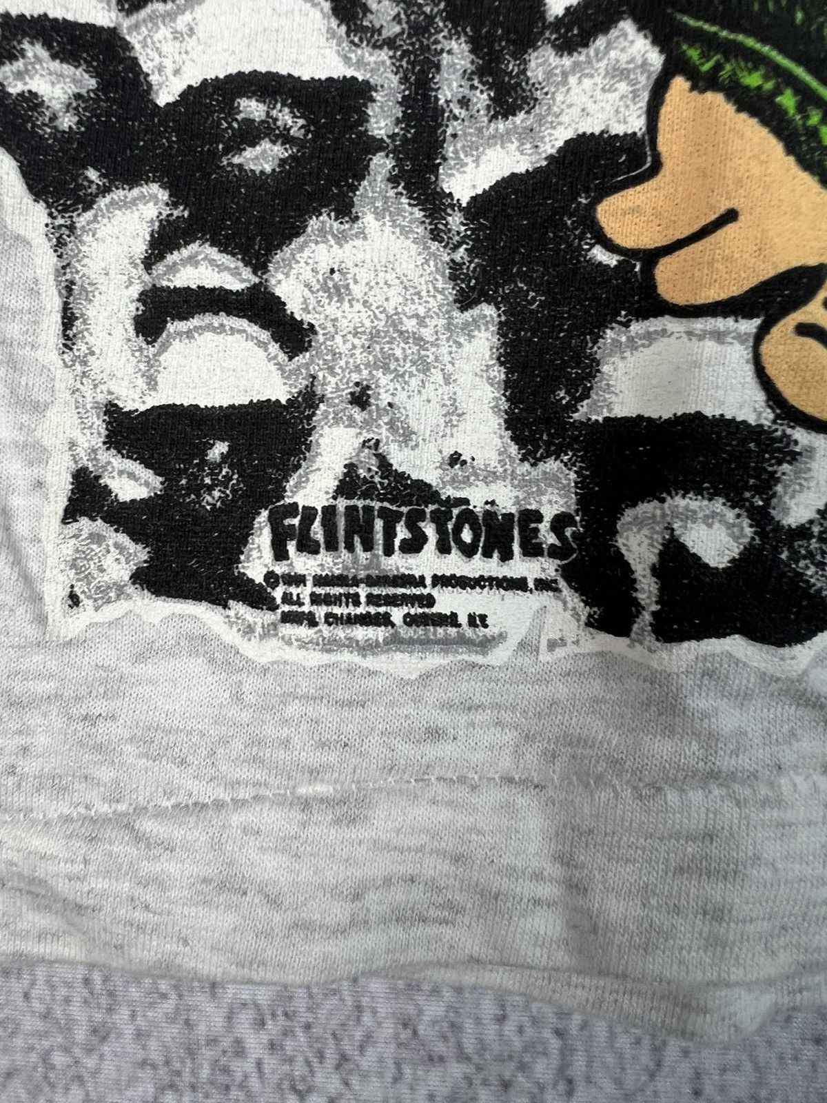 Cartoon Network Vintage 1991 90s Cleveland Browns Rare Flintstones NFL Tee Size US L / EU 52-54 / 3 - 3 Thumbnail