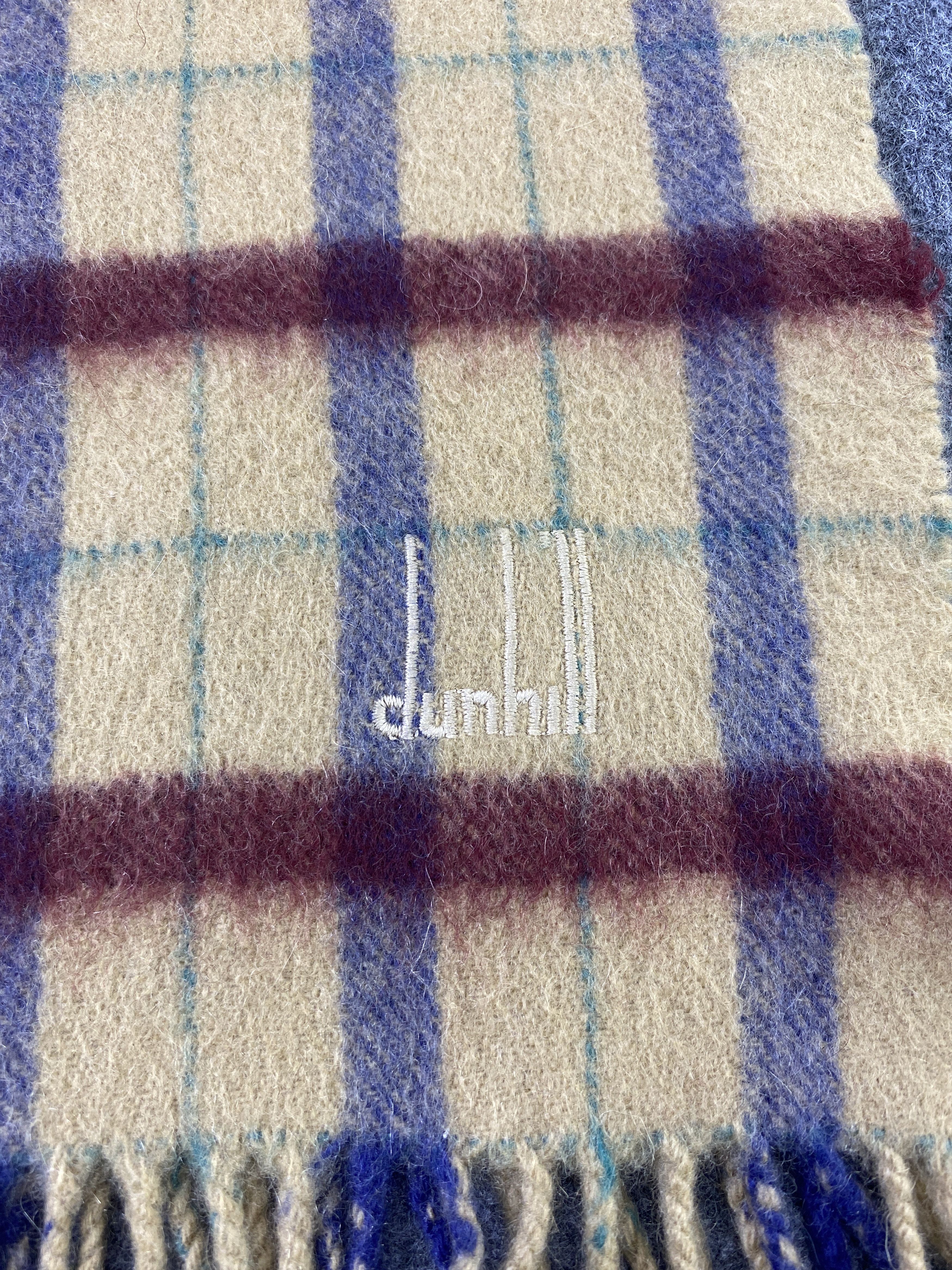 Alfred Dunhill Dunhill Cashmere Scarf / Muffler / Neckwear -T724 Size ONE SIZE - 5 Thumbnail