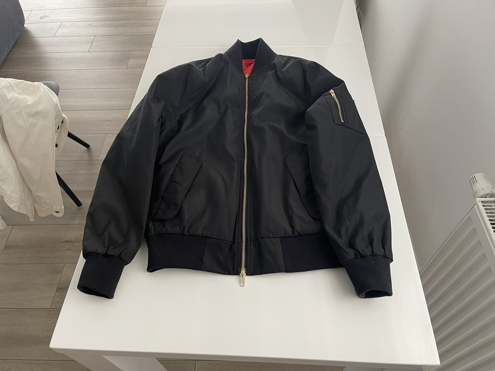 Killion Black Bomber Jacket Size M