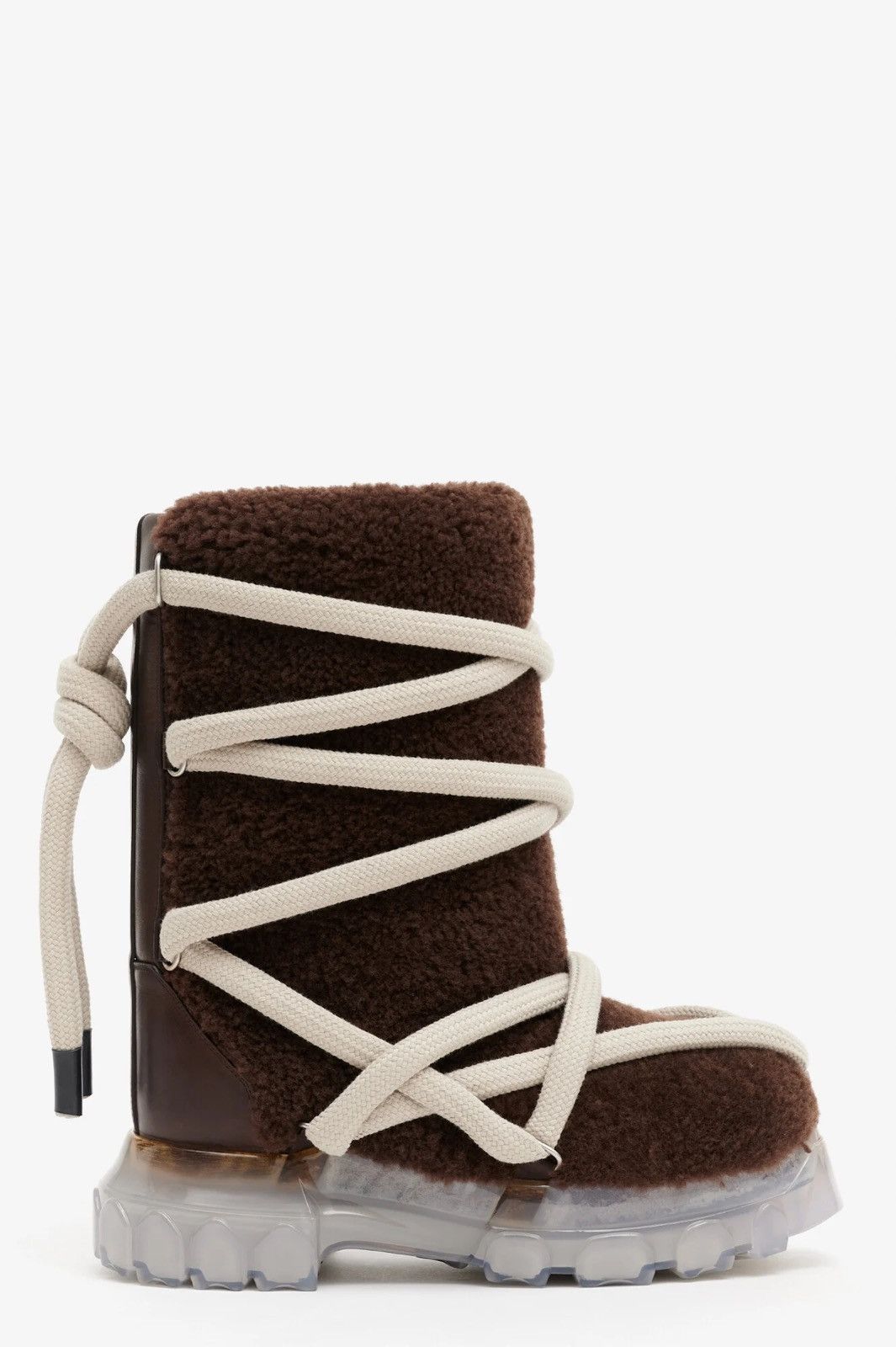 Rick Owens Rick Owens Mega Lace Shearling Boots Size US 6 / EU 39 - 1 Thumbnail