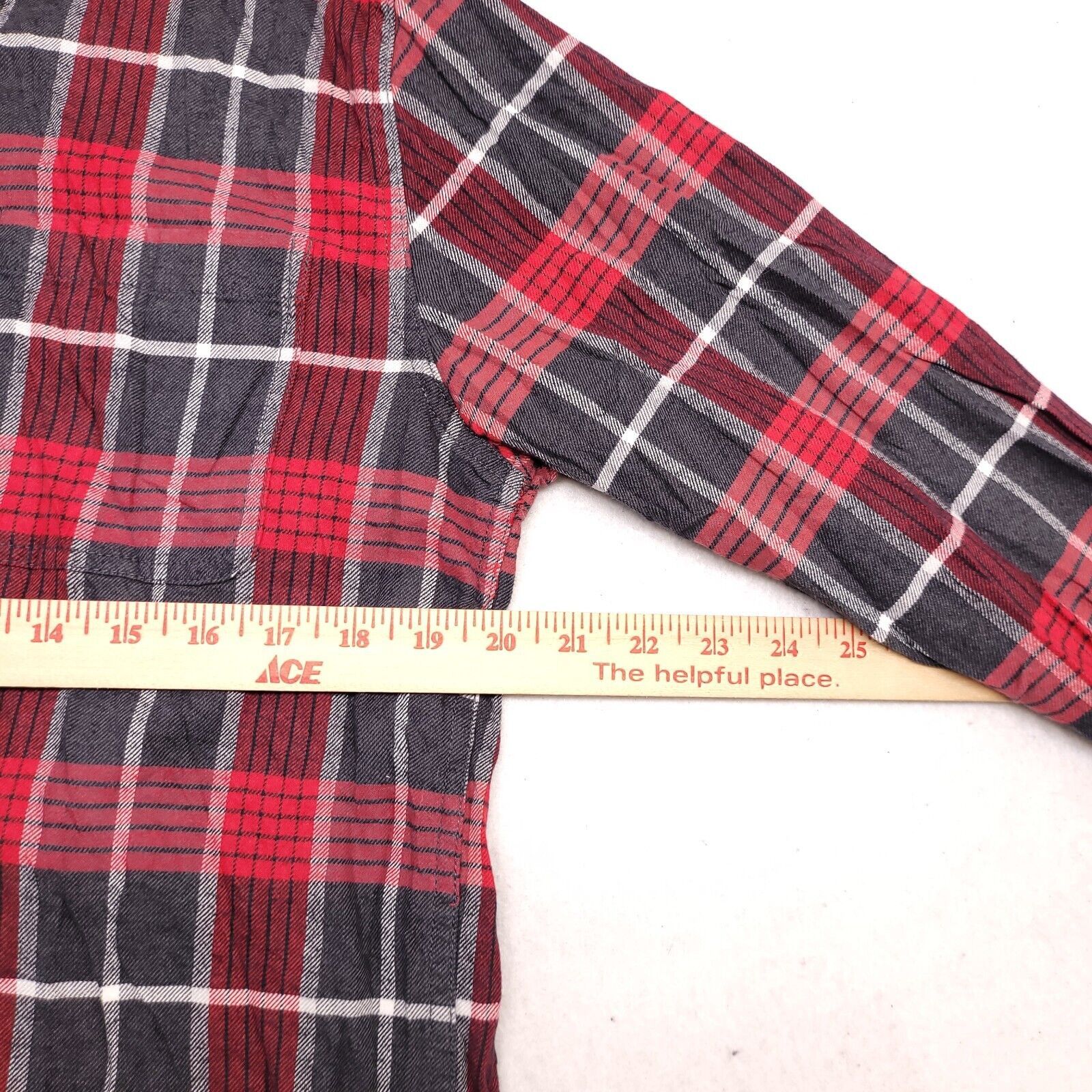Weatherproof Weatherproof Tartan Flannel Shirt Mens Size Medium M Red Size US M / EU 48-50 / 2 - 9 Thumbnail