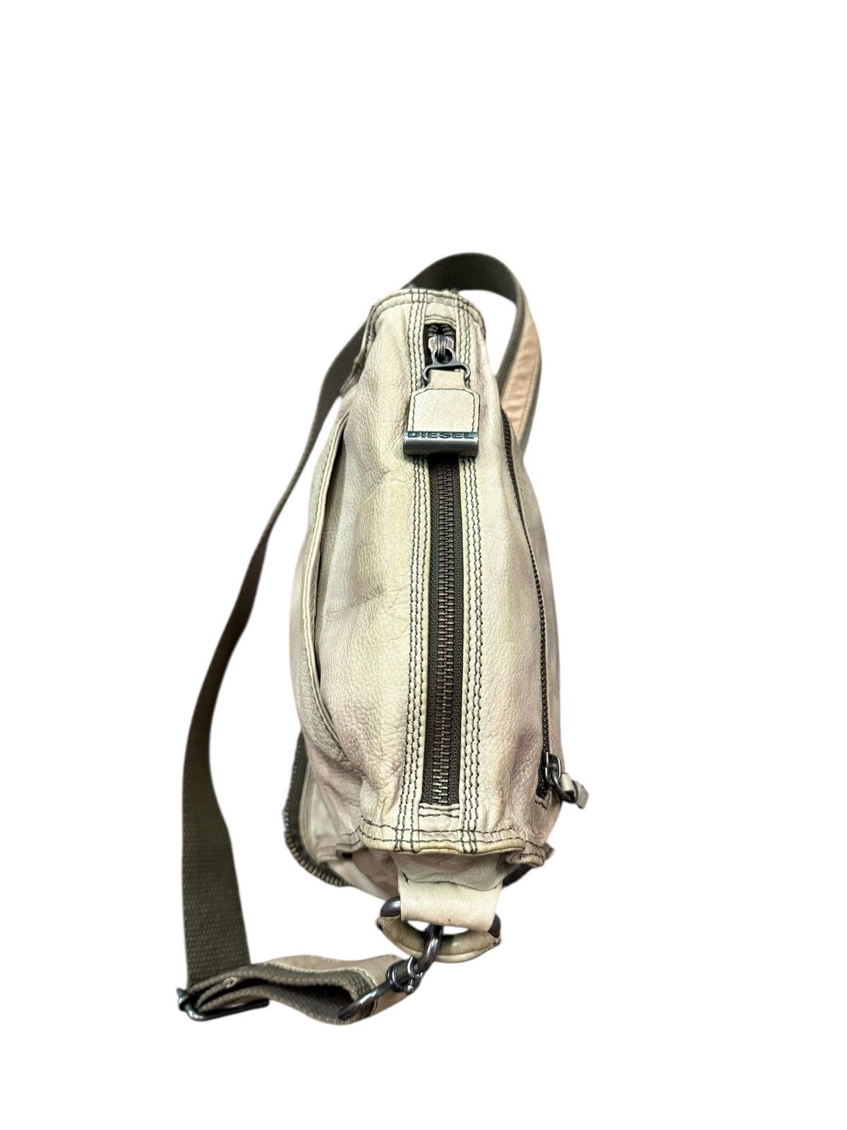Diesel RARE DIESEL LEATHER PATINA PACKABLE CROSSBODY BAG Size ONE SIZE - 10 Thumbnail