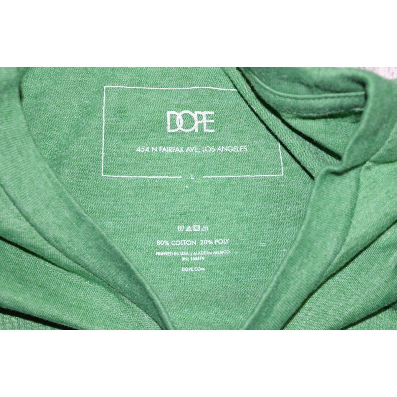 Vintage DOPE STREETWEAR SHIRT MENS LARGE COTTON LOGO HYPE CREW NECK SHORT SLEEVE GREEN Size US L / EU 52-54 / 3 - 3 Thumbnail