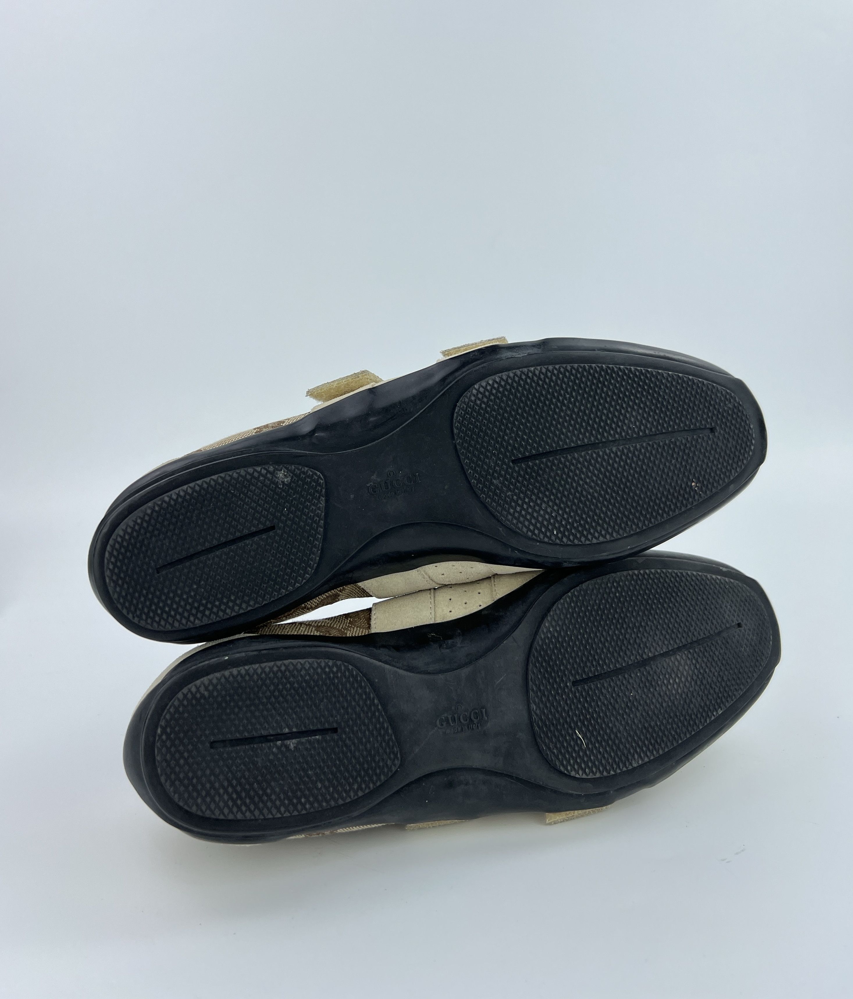 Gucci × Vintage Vintage Gucci GG Guccissima Suede Low Top Sneakers Size US 8.5 / IT 38.5 - 9 Thumbnail