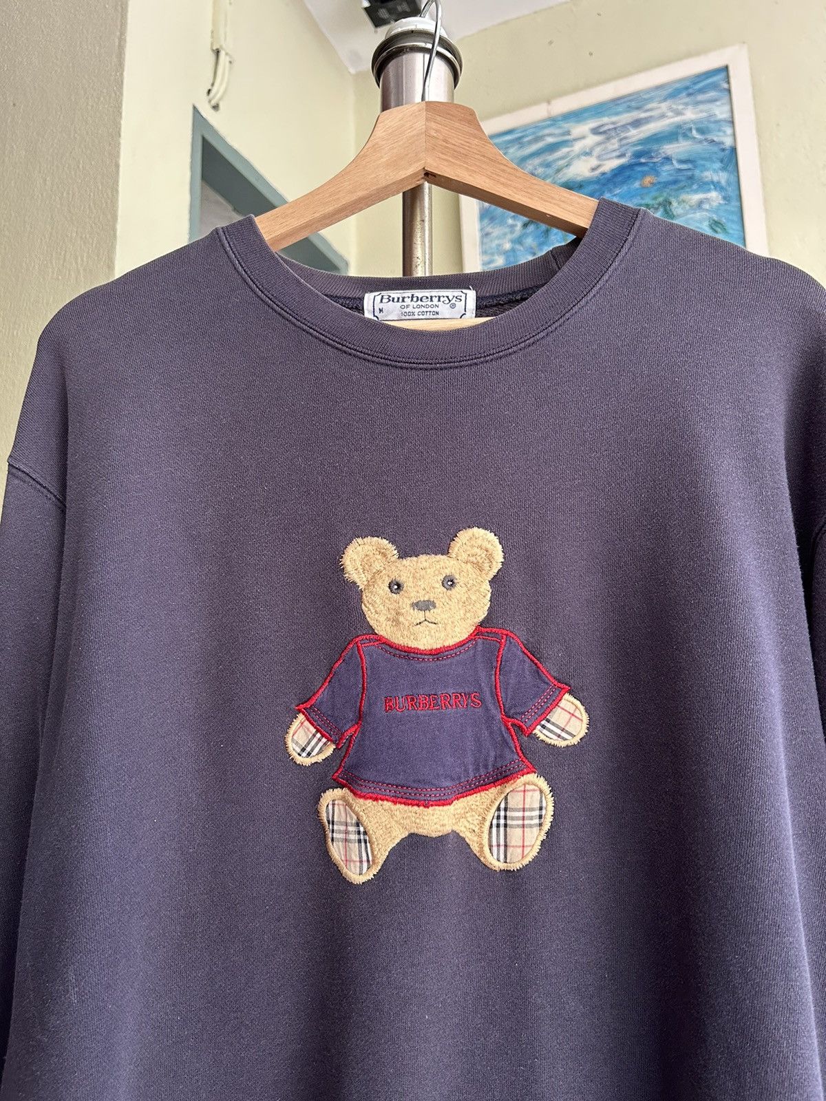 Burberry Vintage Burberry Bear Sweatshirt Size US M / EU 48-50 / 2 - 3 Thumbnail