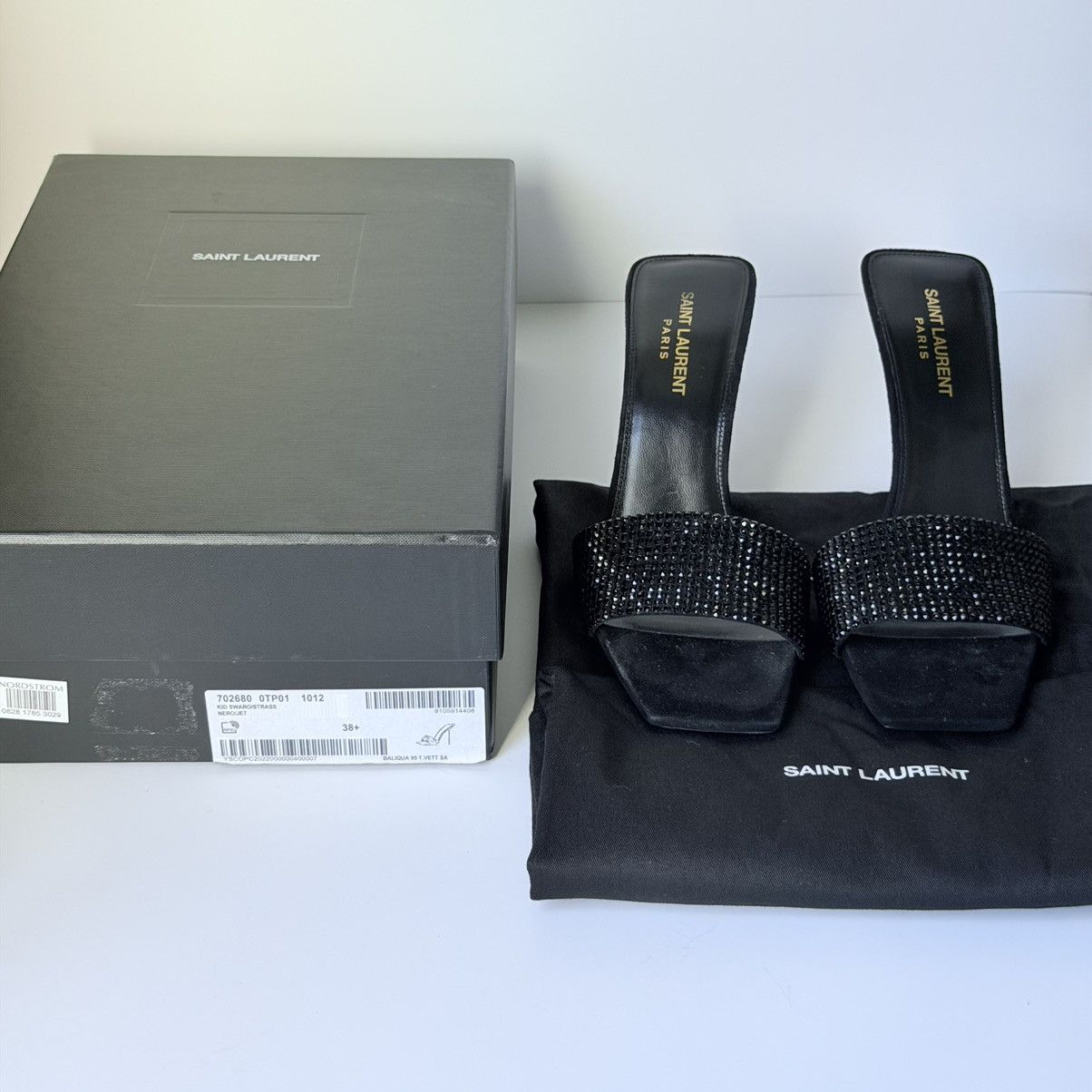 Saint Laurent Paris Saint Laurent Lucky Evening Mules Size US 8.5 / IT 38.5 - 8 Thumbnail