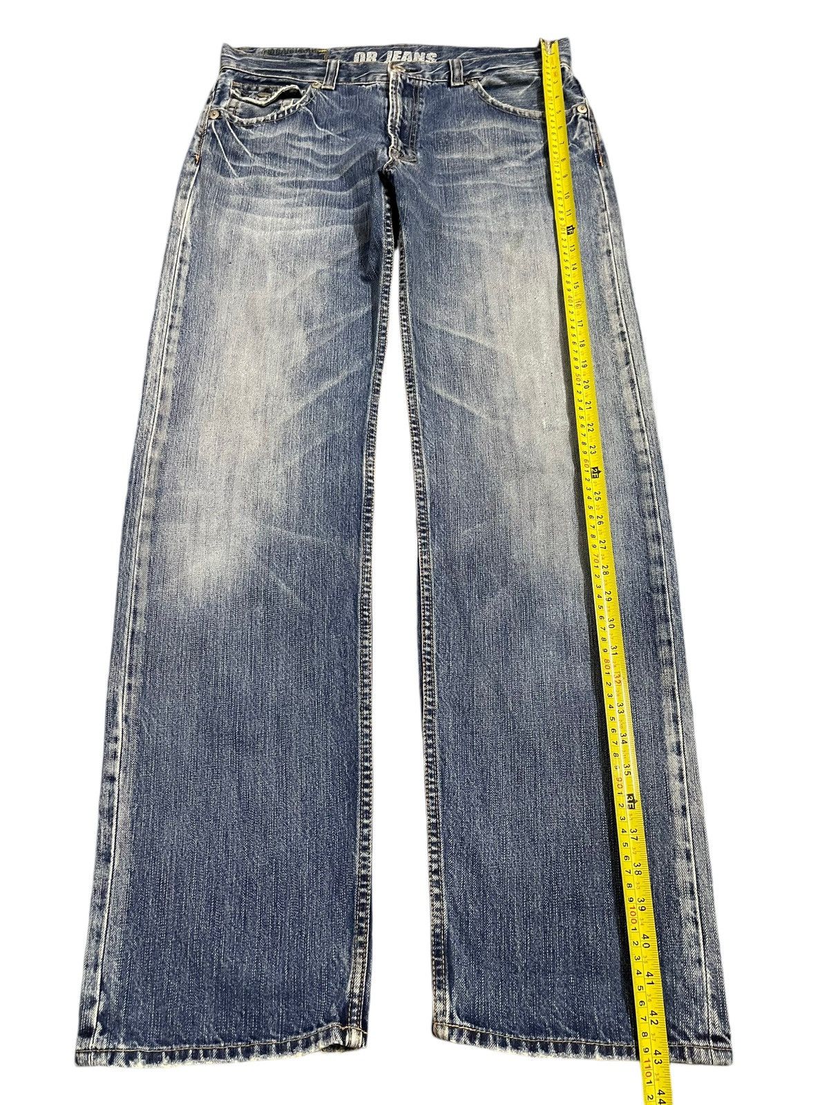 Jun Takahashi Vintage Japanese Brand Blue Faded Wash Style Loose Jeans Size US 34 / EU 50 - 13 Thumbnail