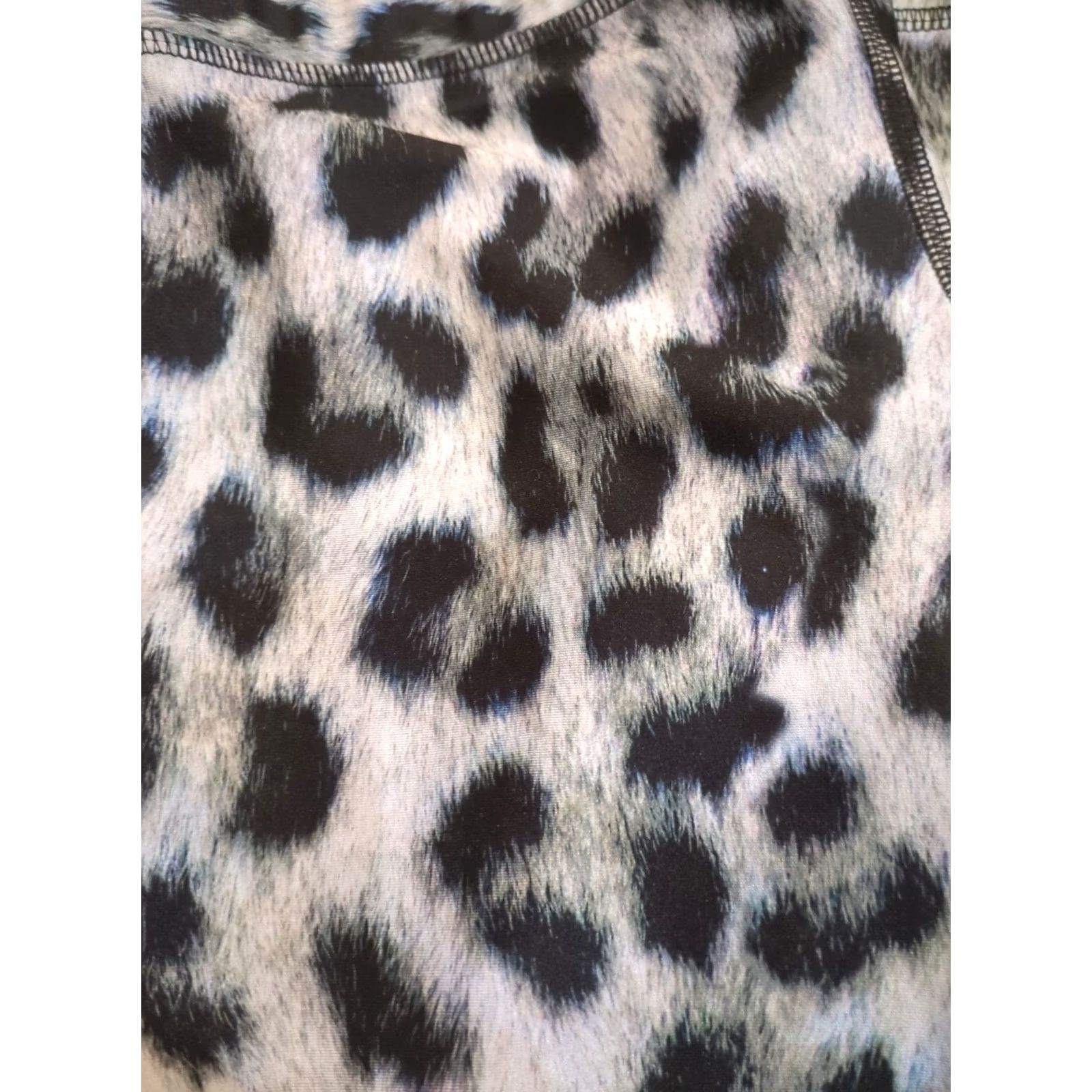 Terez Terez Leggings Womens Medium Animal Print And Cosmic Print Size 32" / US 10 / IT 46 - 4 Thumbnail