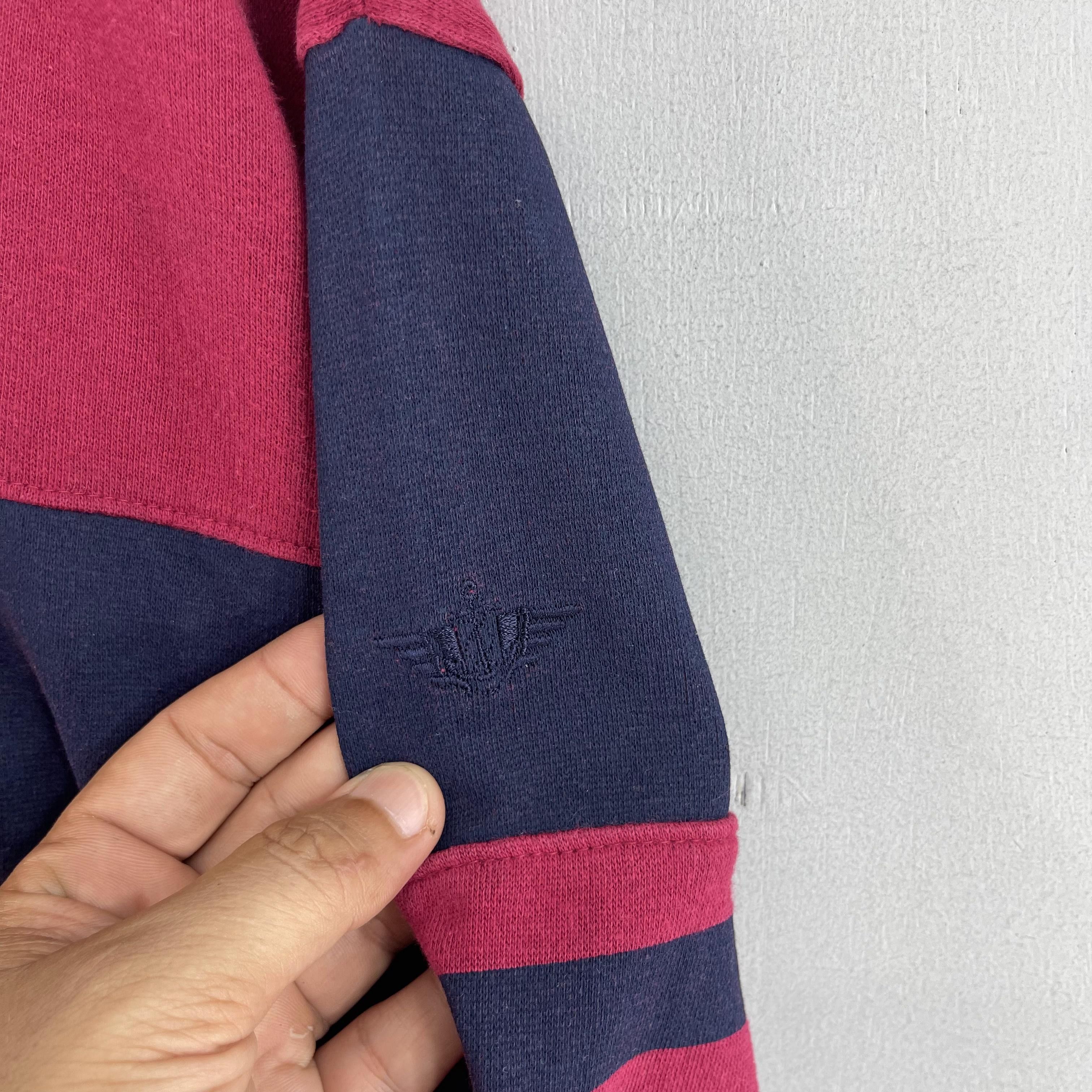 Dockers × Vintage Vintage DOCKERS Border Stripes Crewneck Sweatshirt Size US L / EU 52-54 / 3 - 3 Thumbnail