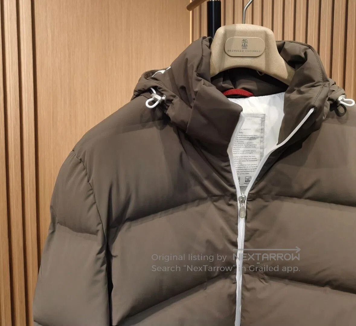 Brunello Cucinelli Brunello Cucinelli Men's Down Jacket. Size US M / EU 48-50 / 2 - 5 Thumbnail