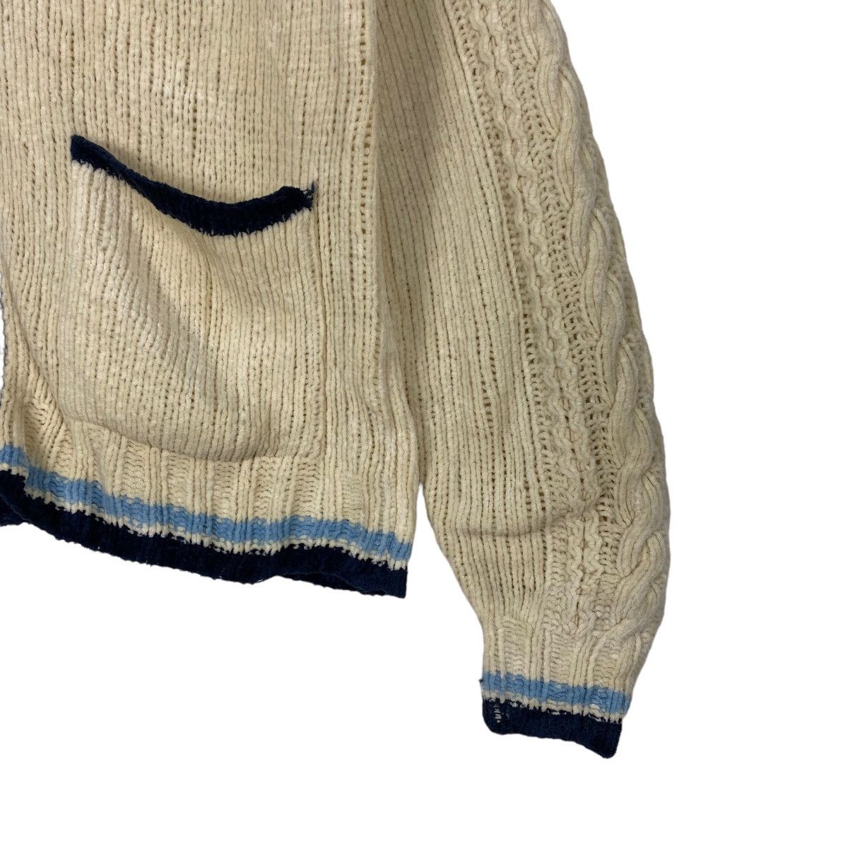 Quiksilver Vintage 80s Local Motion Knit Sweater Zipper Hoodie Size US L / EU 52-54 / 3 - 6 Thumbnail