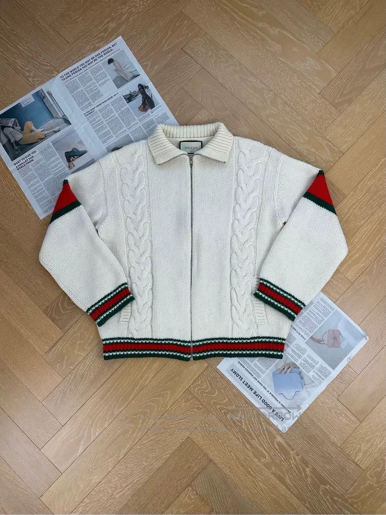 Gucci Gucci SS20 twisted woven bomber jacket Size US L / EU 52-54 / 3 - 1 Thumbnail