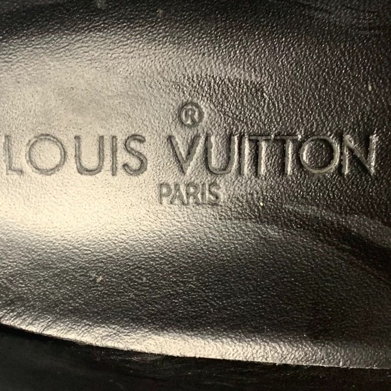 Louis Vuitton Louis Vuitton Black metal studded lace-up casual high-tops Size US 5 / IT 35 - 8 Thumbnail