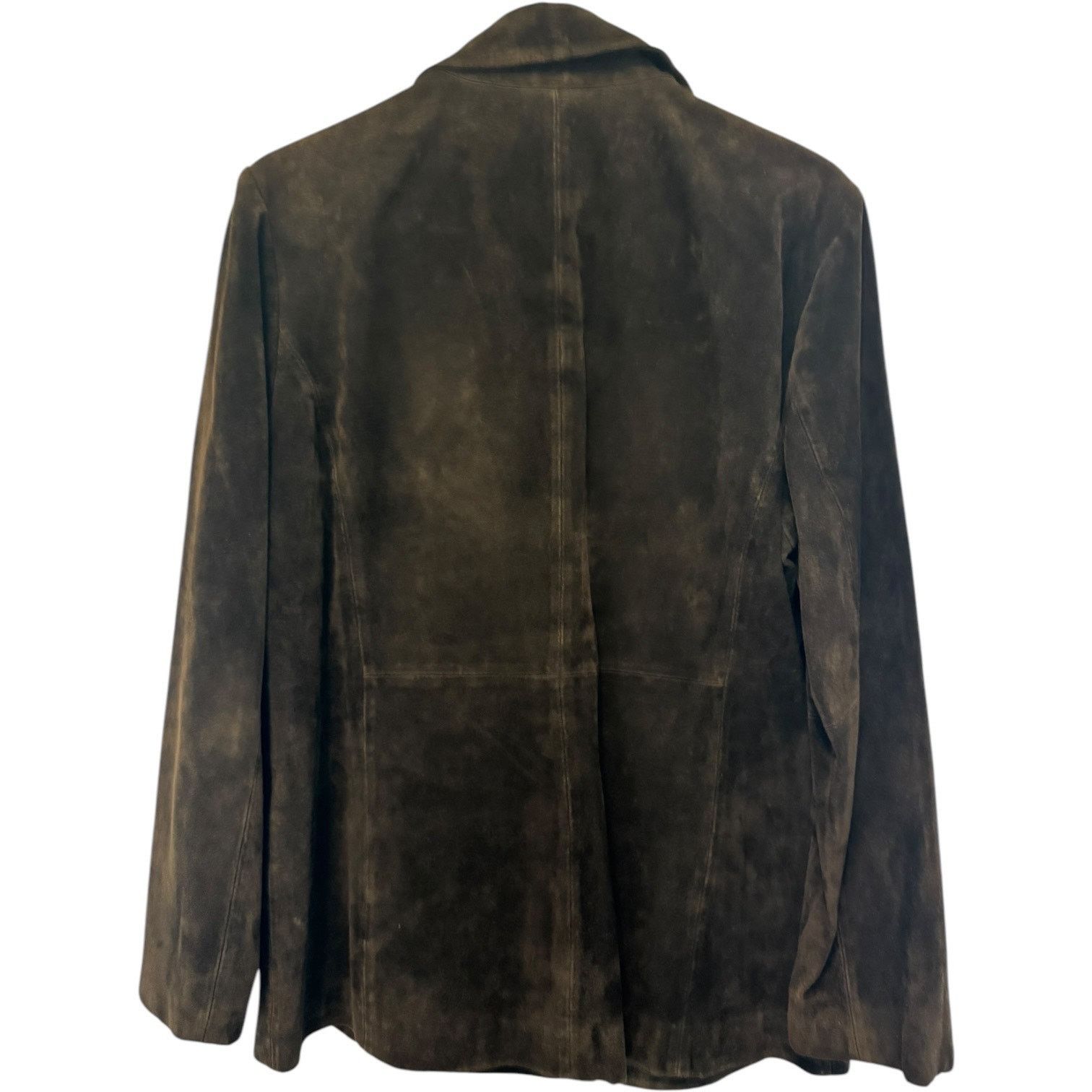 Vintage Vintage Siena chocolate suede jacket two button closing L Size L / US 10 / IT 46 - 9 Thumbnail
