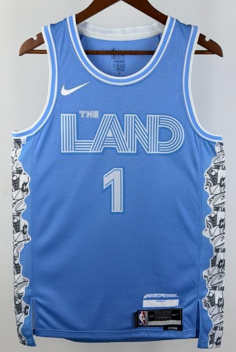 NBA 2025 Cleveland Cavaliers #1 James Harden Jersey Size US S / EU 44-46 / 1 - 1 Thumbnail