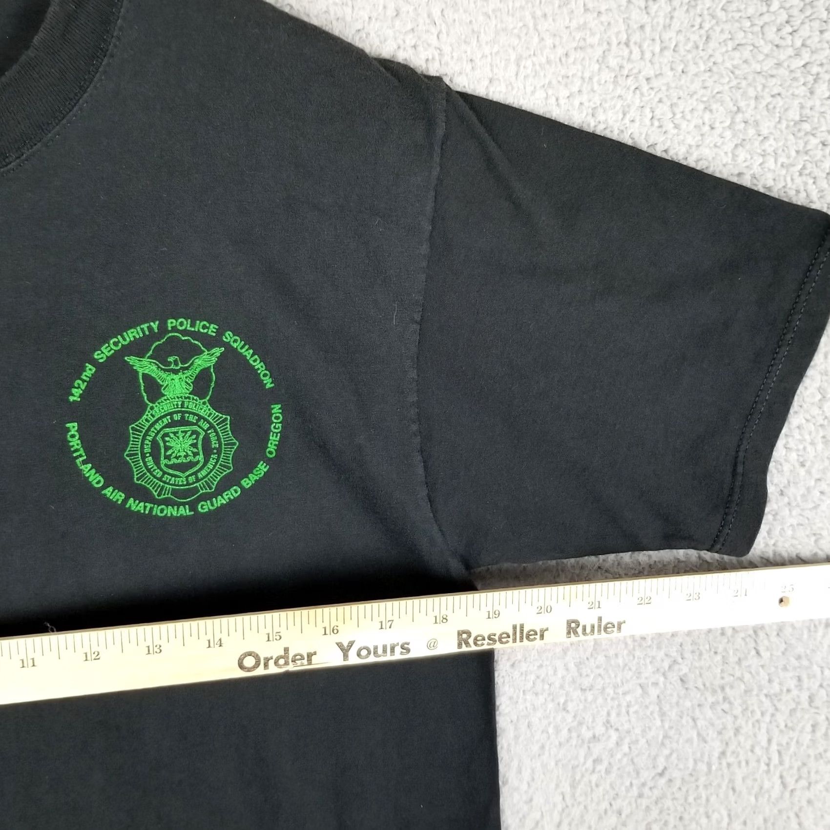 Vintage VINTAGE PORTLAND AIR NATIONAL GUARD SHIRT Men Medium Black Crew Neck Short Sleeve T-Shirt USA 90s USNG Logo Double Sided Mens Size US M / EU 48-50 / 2 - 5 Thumbnail
