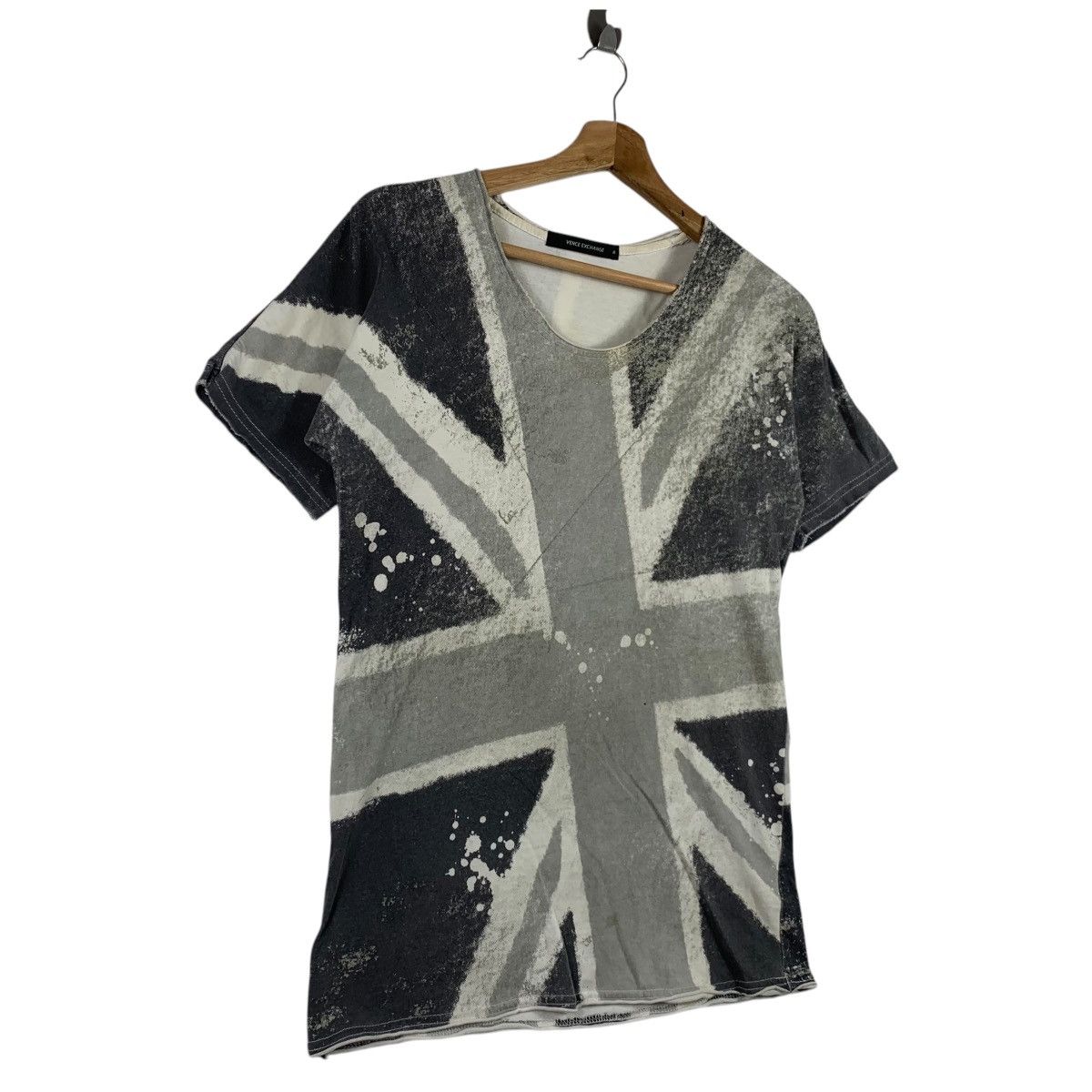 Union LA × Vintage Vence Exchange Union Jack Overprint Tee Shirt Size US M / EU 48-50 / 2 - 3 Thumbnail