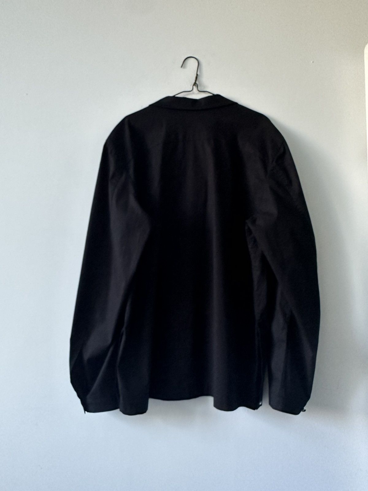 Other Black cotton shirt with chrome metal buttons Size 42R - 5 Thumbnail