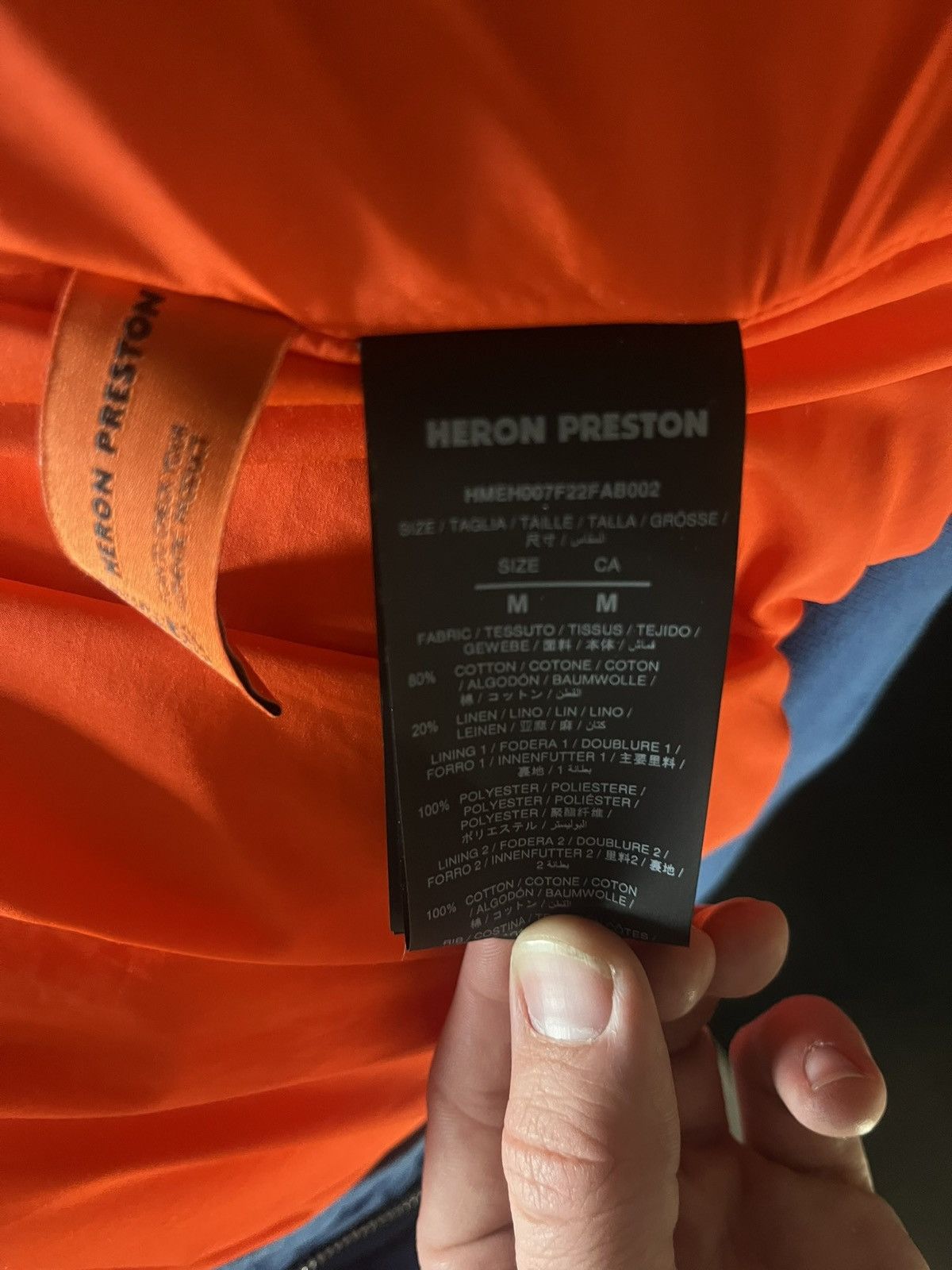 Heron Preston Heron Preston patch-detail Jacket Size US M / EU 48-50 / 2 - 6 Thumbnail