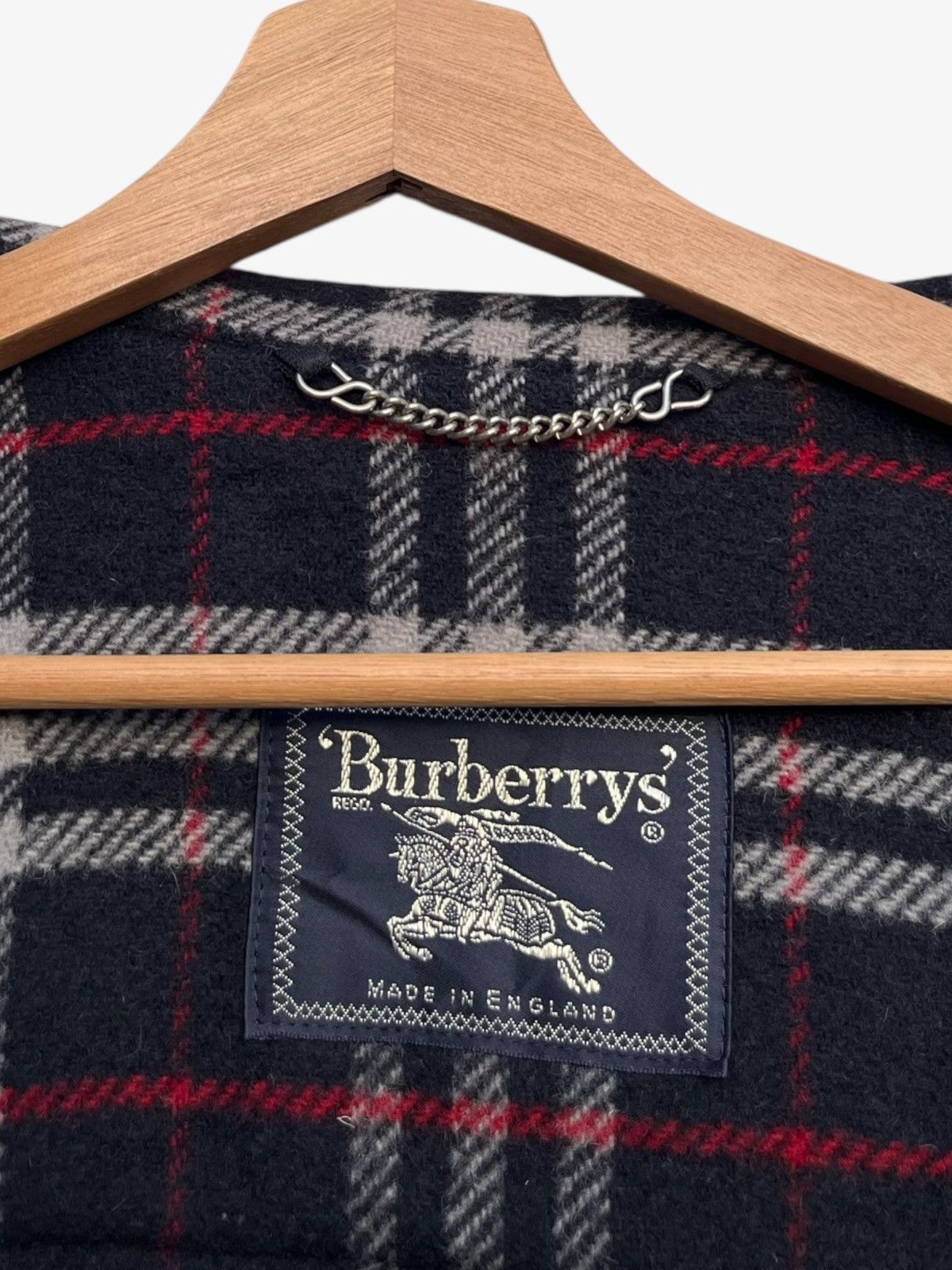 Burberry Vintage Burberrys Navy Wool Duffle Coat Size US S / EU 44-46 / 1 - 10 Thumbnail