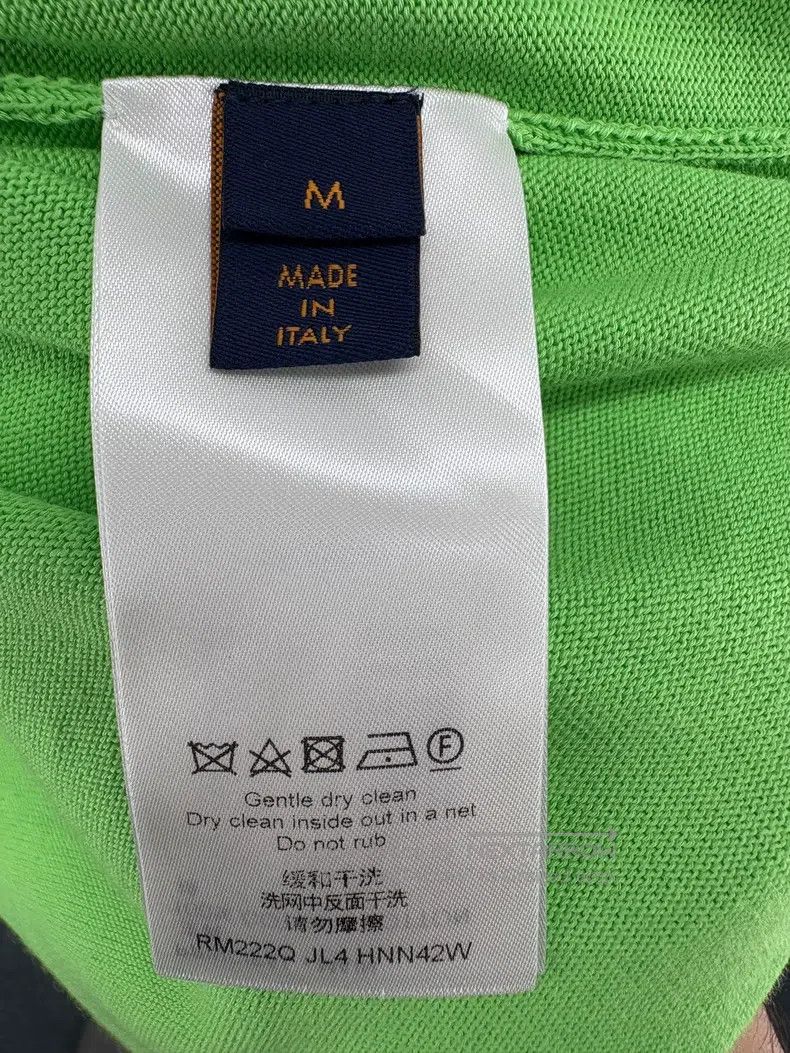 Louis Vuitton Louis Vuitton Green Pin Short Sleeve Size US M / EU 48-50 / 2 - 6 Thumbnail